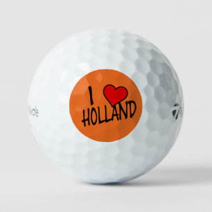 Balles De Golf I Heart Holland retour on ou tmtp5 gbcnt