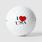 Balles De Golf I Heart USA bk ssf gbcnt (Recto)