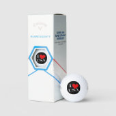Balles De Golf I Heart USA en poids css gbcnt (Conditionnement)