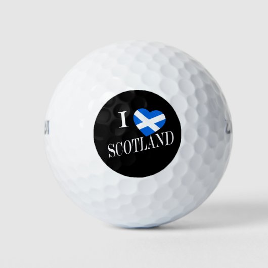 Balles De Golf I Heartflag Écosse poids wu gbcnt (Devant)