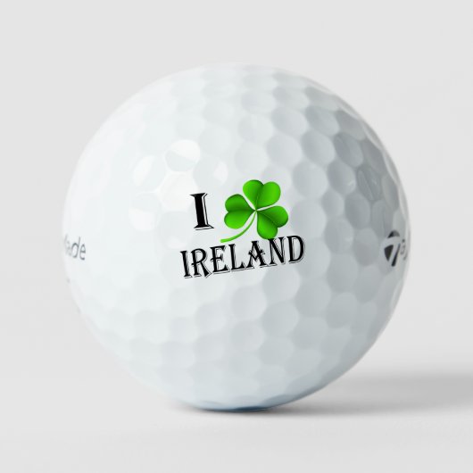 Balles De Golf I Irlande Shamrock bk tmtp5 gbcnt (Recto)