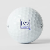 Balles De Golf I Love Animate (Recto)