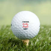 Balles De Golf I Make Knotty People Cry 2 (T-shirt Insitu)