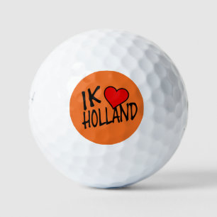 Balles De Golf Ik Heart Holland retour sur ou be6 gbcnt
