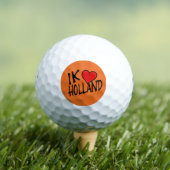 Balles De Golf Ik Heart Holland retour sur ou be6 gbcnt (T-shirt Insitu)