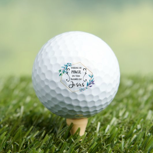 Balles De Golf Il y a le pouvoir au nom de Jésus (T-shirt Insitu)