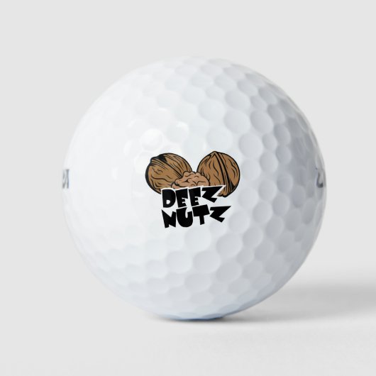 Balles De Golf Illustration amusante de Deez Nutz (Devant)