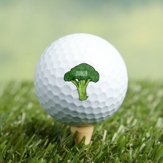 Balles De Golf Illustration de Broccoli (T-shirt Insitu)