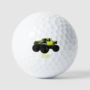 Balles De Golf Illustration de camion monstre