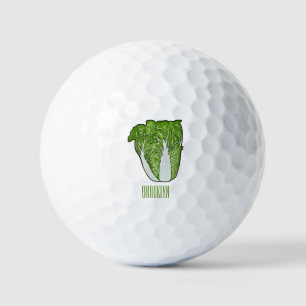 Balles De Golf Illustration de chou chinois
