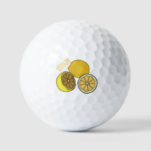 Balles De Golf Illustration de citron