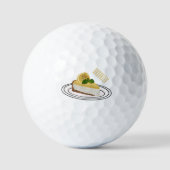 Balles De Golf Illustration de citron cheesecake (Recto)