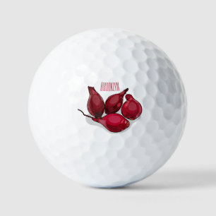 Balles De Golf Illustration de dessin animé Shallot