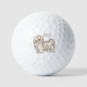 Balles De Golf Illustration de dessin de chien de Havan