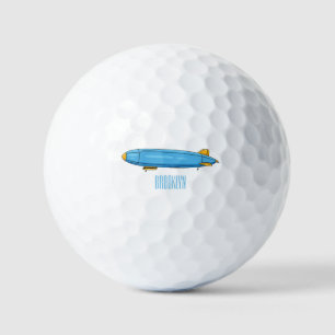 Balles De Golf Illustration de dessin sur les navires