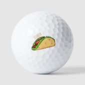 Balles De Golf Illustration de dessin sur Taco (Recto)