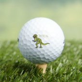 Balles De Golf Illustration de dinosaure T rex drôle (T-shirt Insitu)