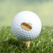Balles De Golf Illustration de Hot dog (T-shirt Insitu)