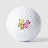 Balles De Golf Illustration de Ice pop (Recto)