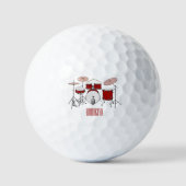Balles De Golf Illustration de kit de batterie (Recto)