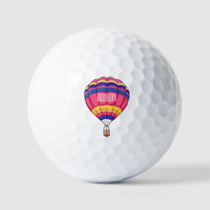 Balles De Golf Illustration de la montgolfière