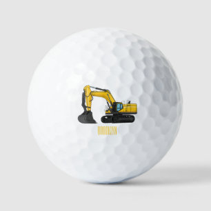 Balles De Golf Illustration de la pelle Crawler