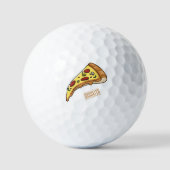 Balles De Golf Illustration de la pizza (Recto)