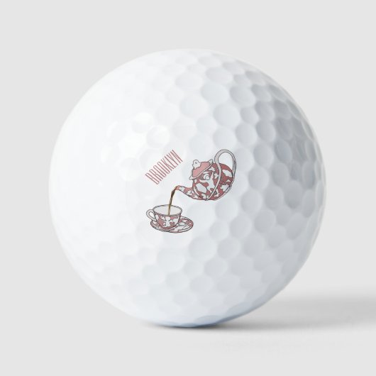 Balles De Golf Illustration de la série Teacup (Recto)