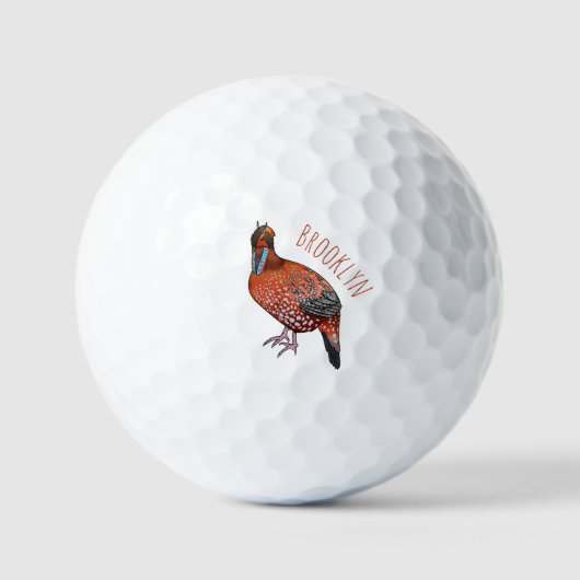 Balles De Golf Illustration de la tragédie de Cabot (Recto)