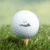 Balles De Golf Illustration de l'avion de chasse (T-shirt Insitu)