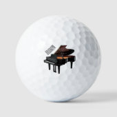Balles De Golf Illustration de piano (Recto)
