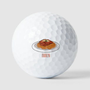 Balles De Golf Illustration de Spaghetti