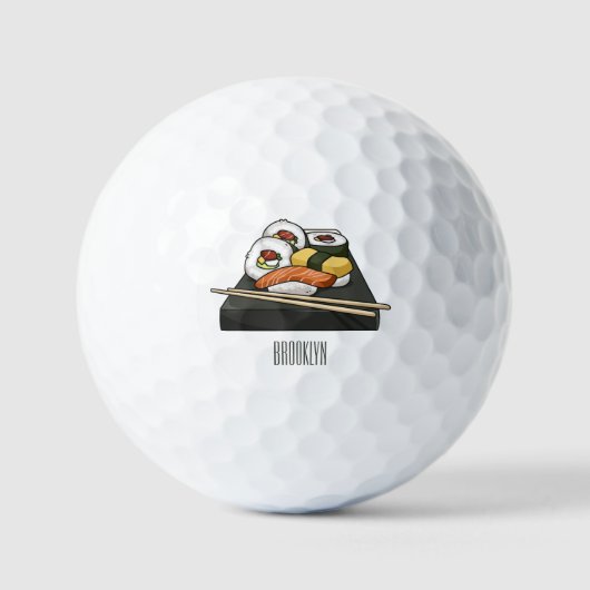 Balles De Golf Illustration de sushi (Recto)