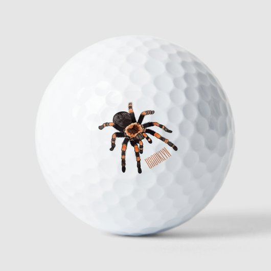 Balles De Golf Illustration de Tarantula (Recto)