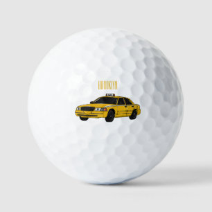Balles De Golf Illustration de taxi