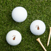 Balles De Golf Illustration de violoncelle (Herbe in situ)