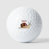 Balles De Golf Illustration d'escargot (Recto)
