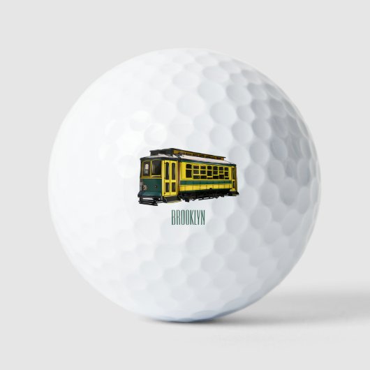 Balles De Golf Illustration du chariot Mata (Recto)