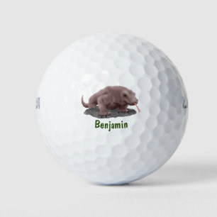Balles De Golf Illustration du dragon de Komodo