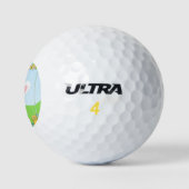 Balles De Golf Illustration du lapin de Pâques (Logo)