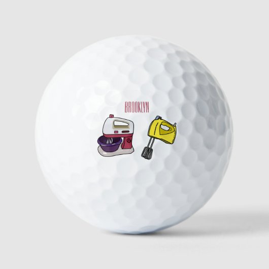 Balles De Golf Illustration du mixer (Recto)
