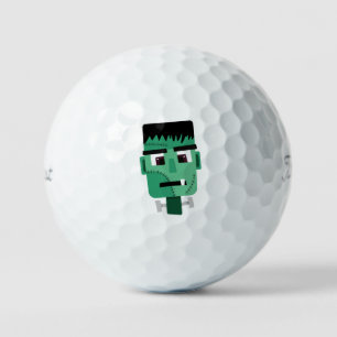 Balles De Golf Illustration du monstre de Frankenstein