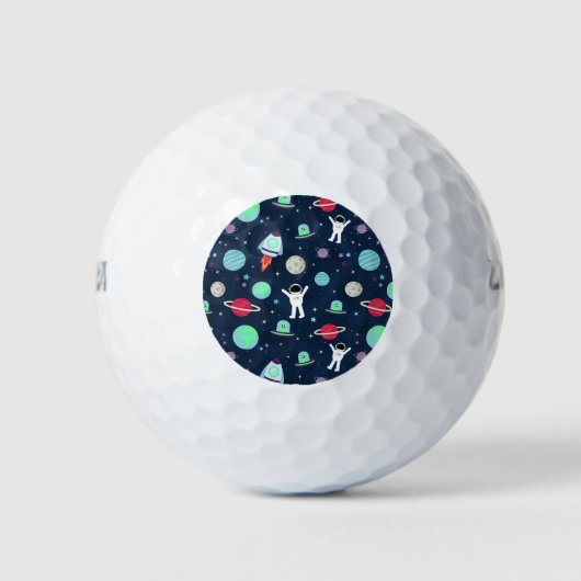 Balles De Golf Illustration du Motif spatial (Devant)