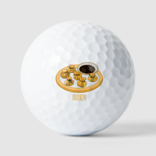 Balles De Golf Illustration du porte-monnaie thaïlandais de creve