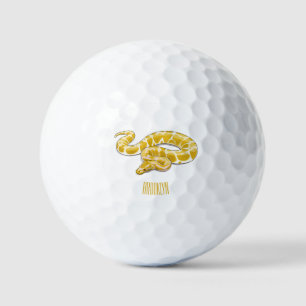 Balles De Golf Illustration du serpent python birman