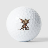 Balles De Golf Illustration hybride de Chupacabra Gremlin (Recto)