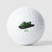Balles De Golf Illustration Jet ski (Recto)