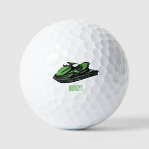 Balles De Golf Illustration Jet ski