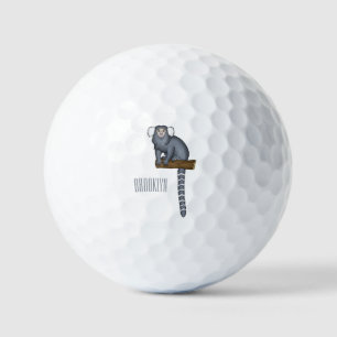 Balles De Golf Illustration marmoset commune