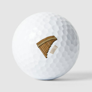 Balles De Golf Illustration Pan flûte / panpipes